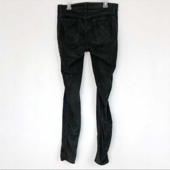 7 for all mankind faux leather & suede jegging pants - Picture 8 of 9